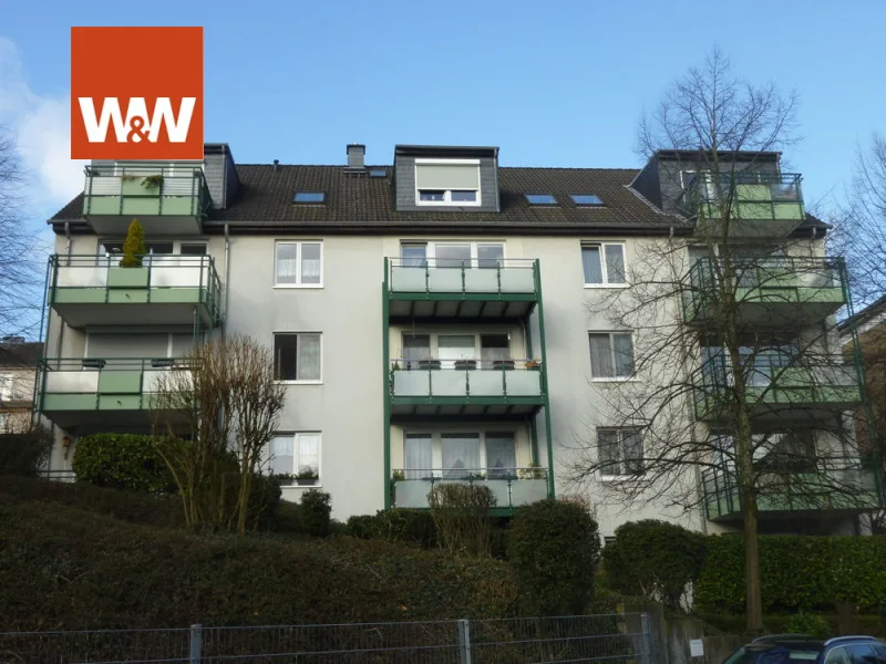 Hausansicht - Wohnung kaufen in Solingen - xxx Schöne 3 Zimmer Eigentumswohnung mit Terrasse und Garage in Solingen-Mitte xxx