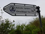 Hinweis Badestelle Owschlager See