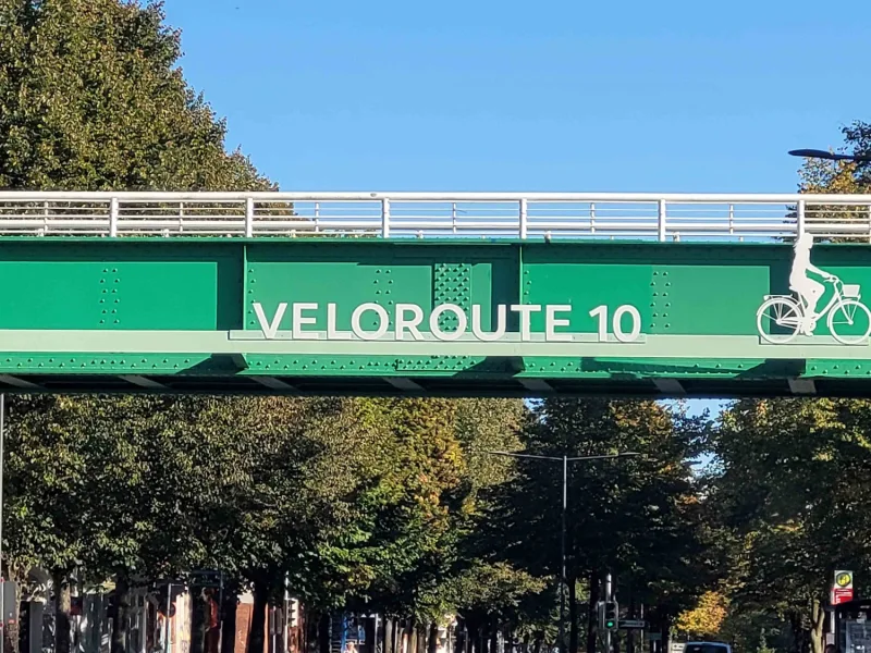 Lage an der Velotoute 10