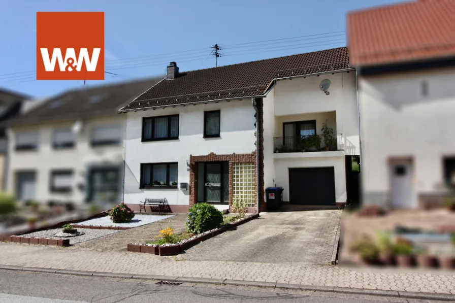 Ansicht - Haus kaufen in Nohfelden / Eiweiler - Einfamilienhaus in Nohfelden zu verkaufen