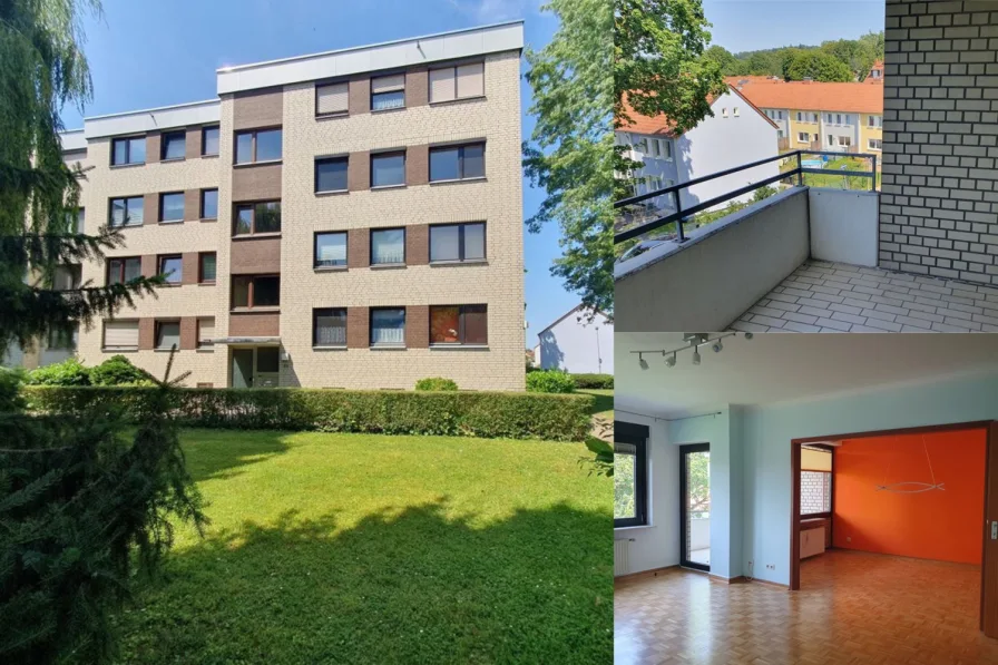 linkeweg1 - Wohnung kaufen in Hameln - Großzügige 4-Zimmer-ETW inkl. Tiefgarage mit Blick auf den Klüt!