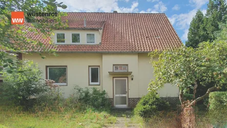 1 - Haus kaufen in Bad Nenndorf - Doppelhaushälfte mit großem Potential in Bad Nenndorf!