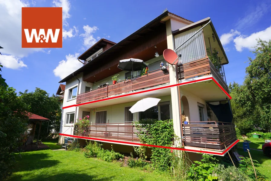 96 - Wohnung kaufen in Ochsenhausen - Große Wohnung mit Balkon, Garten und Garage mitten in Ochsenhausen!