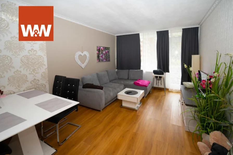 Wohnzimmer - Wohnung kaufen in Altenau - 57 m² Apartment mit 2 Zimmern, Küche Bad und  Südbalkon.