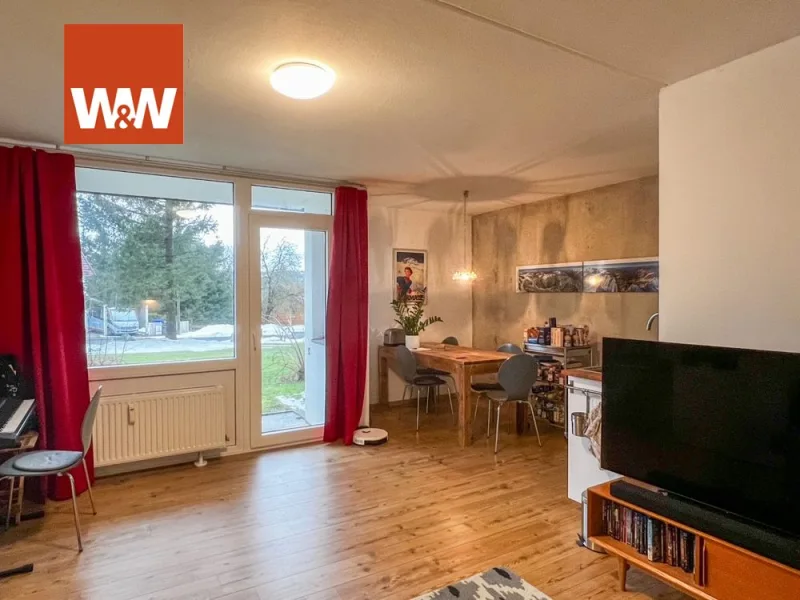 Wohnzimmer - Wohnung kaufen in Altenau - 45m² Eigentumswohnung in Westlage mit Terrasse
