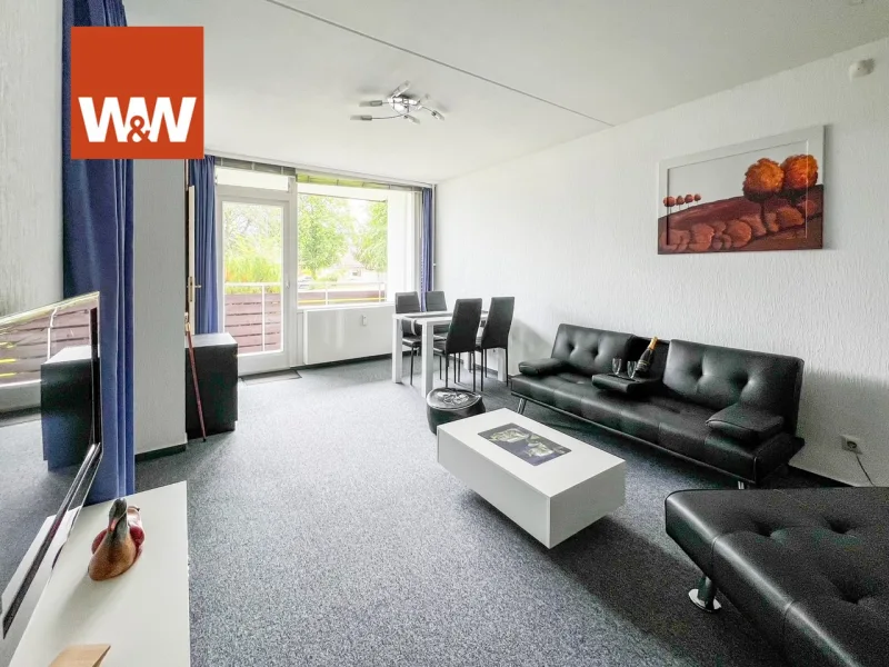 Wohnzimmer - Wohnung kaufen in Altenau - Moderne 1,5-Zimmerwohnung mit Balkon