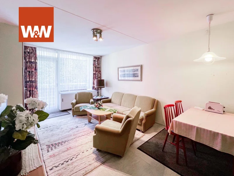 Wohnzimmer - Wohnung kaufen in Altenau - Eigentumswohnung 45m² neue Küche und Bad