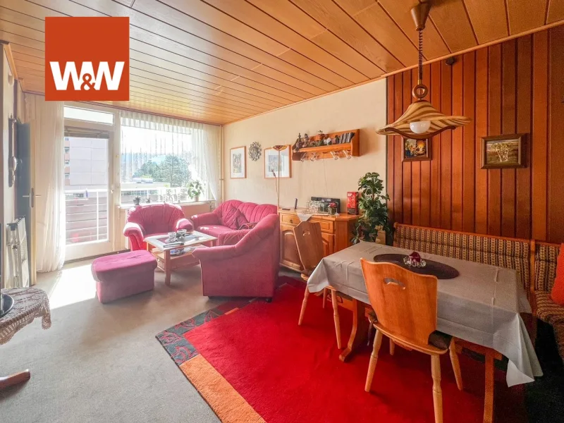 Wohnzimmer - Wohnung kaufen in Altenau - ETW in Ostlage Haus A