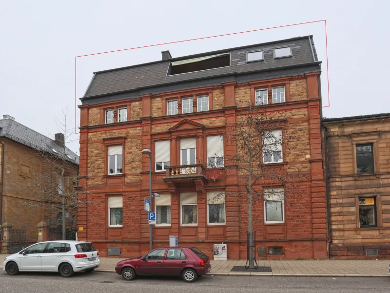  - Wohnung kaufen in Landau - Einzigartige Maisonettewohnung mit Doppelgarage und Dachterrasse in zentraler Lage von Landau