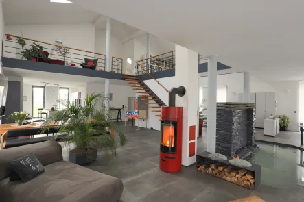 - Haus kaufen in Insheim - Moderner Loftstyle - großzügiges Wohnen in Feldrandlage