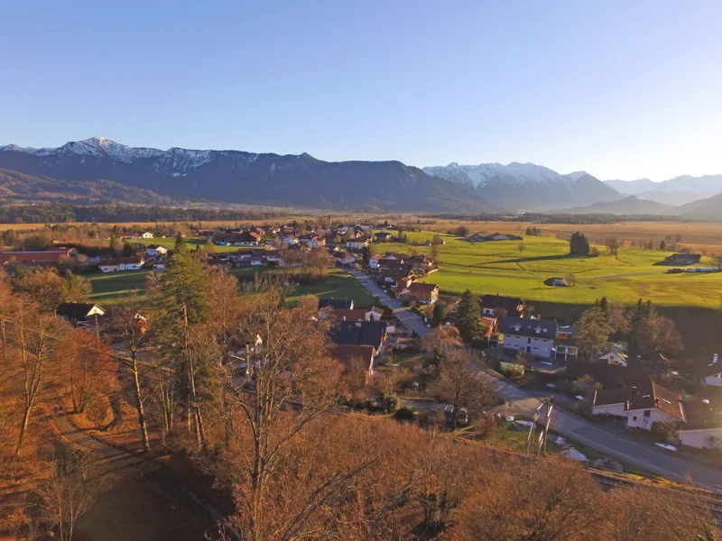 Luftbildaufnahme Hechendorf