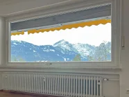 Blick vom Wohnzimmer