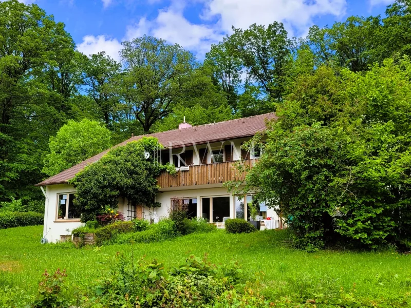 Aussenansicht Haus - Haus kaufen in Stuttgart-Sillenbuch - Einfamilienhaus auf exklusivem Grundstück in Stuttgart-Sillenbuch