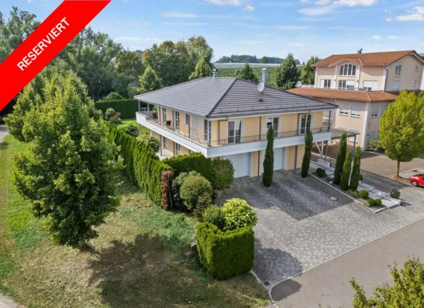 Außenansicht - Haus kaufen in Friedrichshafen-Jettenhausen - Wohnen und Arbeiten auf höchstem Niveau