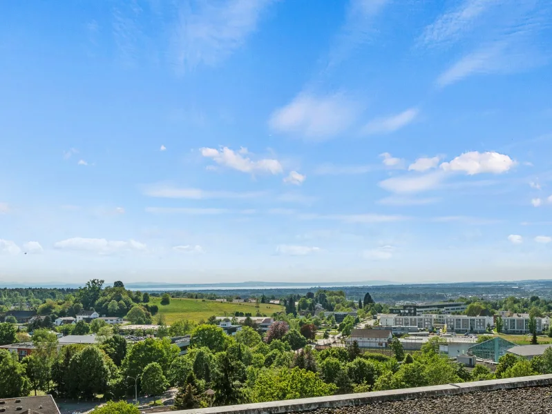 Außblick von der Terrasse OG