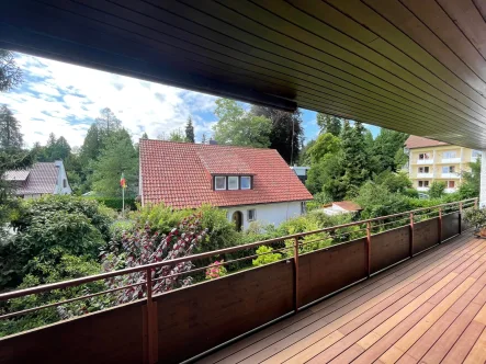 Idyllische Ausblicke vom Balkon - Wohnung kaufen in Lindau - VERKAUFT! Top sanierte Wohnung im Herzen von Bad Schachen