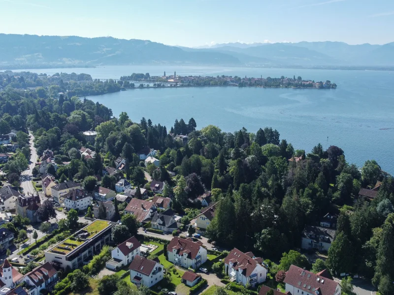 Lage in Bad Schachen - nahe der Lindauer Insel