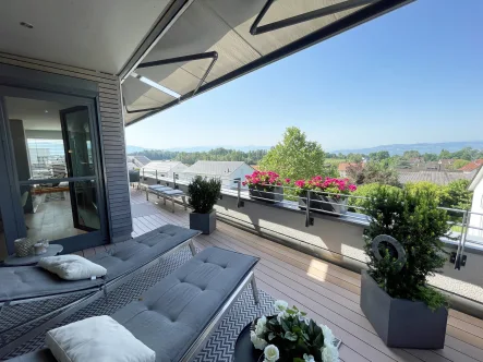 Ruhebereich obere Dachterrasse - Haus kaufen in Wasserburg - Exklusivität & Moderne in Perfektion