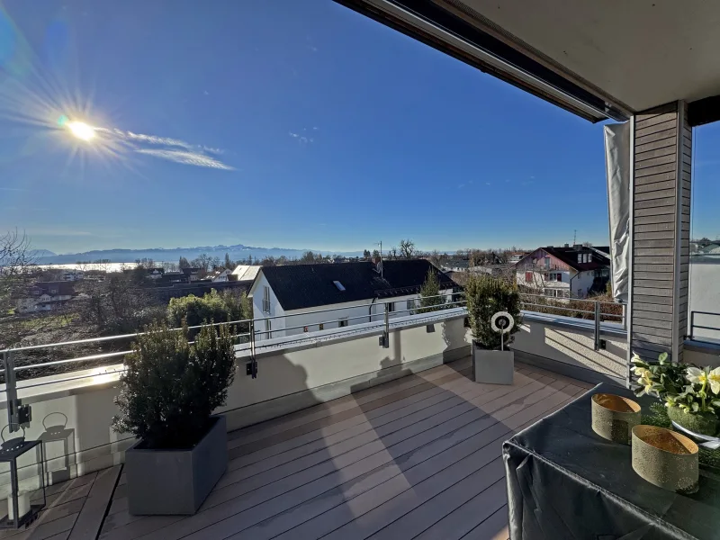 Überdachte Terrasse - Haus kaufen in Wasserburg - Exklusivität & Moderne in Perfektion