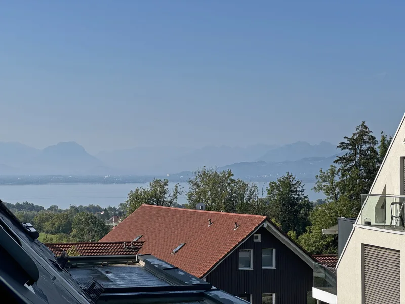 Blick zum Bodensee vom Balkon