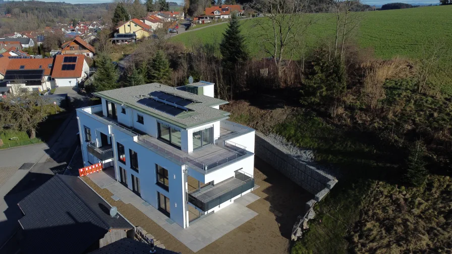  - Wohnung kaufen in Neuravensburg - Traumhaftes Penthouse mit Bergblick!