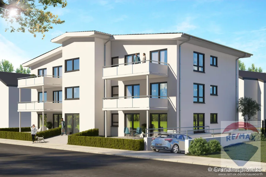 Ansicht - Wohnung kaufen in Giengen - PREIS GESENKT!! Modern und stadtnahes Wohnen KfW 55 - Energieeffizente Traumwohnungen