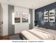 Beispielvisualisierung  Schlafzimmer