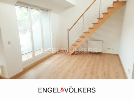 Wohnzimmer - Wohnung kaufen in Hamburg - Stilvolles Wohnen auf Zwei Ebenen