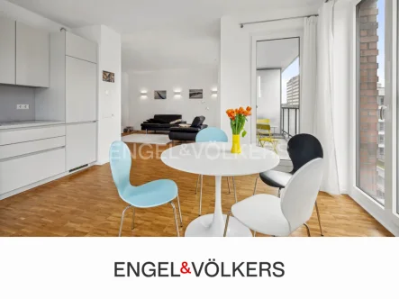 Essbereich - Wohnung kaufen in Hamburg - Zentral, hell und modern: 3-Zimmer-Wohnung am Kanal