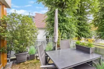 Balkon mit Südwestausrichtung