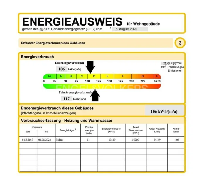 Energieverbrauchsausweis