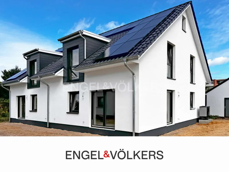 Titelbild - Haus kaufen in Kaltenkirchen - Energieeffiziente Neubau-Doppelhaushälfte im Herzen von Kaltenkirchen