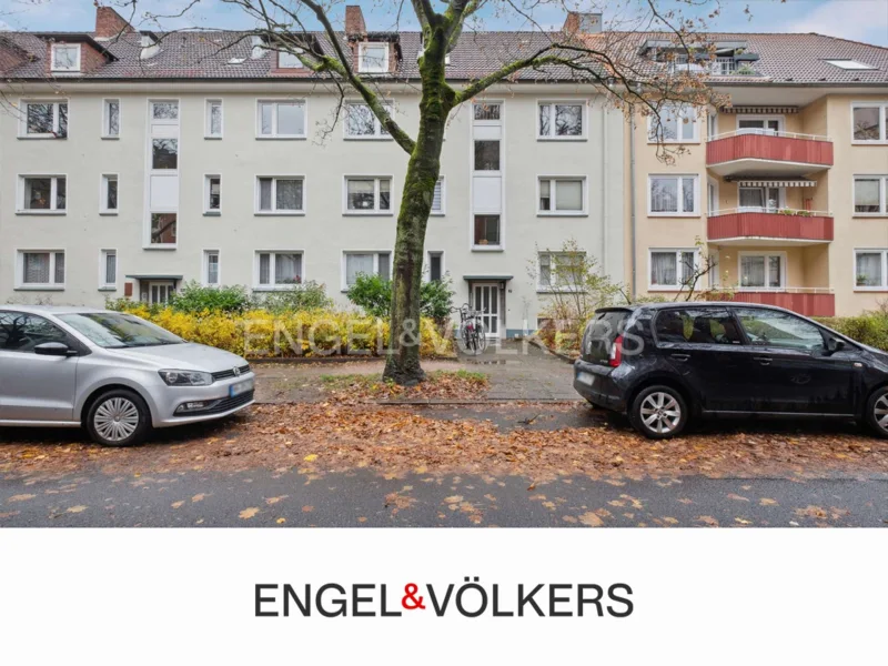 Außenansicht - Wohnung kaufen in Hamburg - Charmante Wohnung in ruhiger und zentraler Lage im beliebten Komponistenviertel