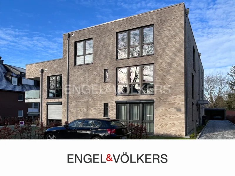 Titelbild mit Logo - Wohnung mieten in Norderstedt - Gepflegte Neubau-Penthouse-Wohnung in Top-Lage