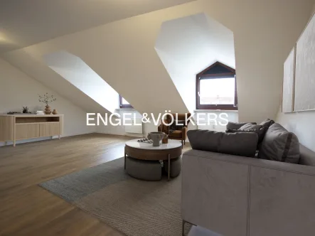  - Wohnung mieten in Regensburg - 2-Zimmer-Dachgeschosswohnung - WG geeignet