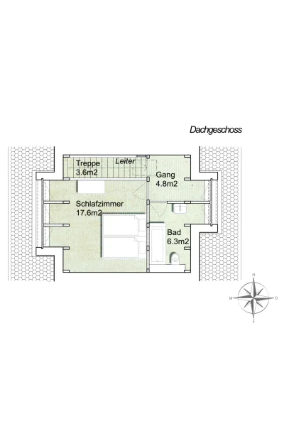 Dachgeschoss - WE 3