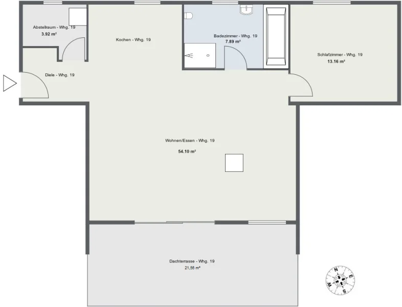 Wohnung 19 - Dachgeschoss