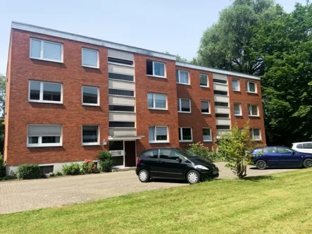  - Wohnung kaufen in Oldenburg - Solide 3-Zimmerwohnung mit Balkon und Blick ins Grüne