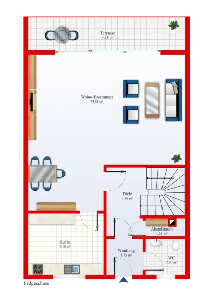 Grundriss Erdgeschoss