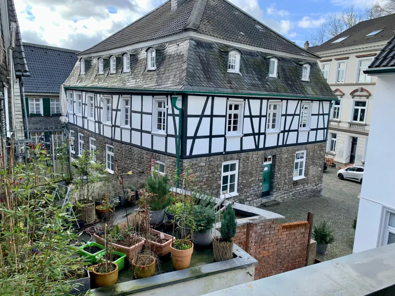 Aussicht vom Balkon