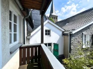 Romantischer Ausblick auf die Lambertuskirche