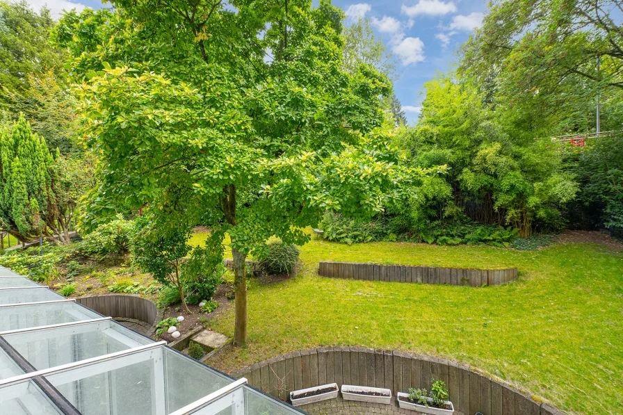 Ausblick in den Garten