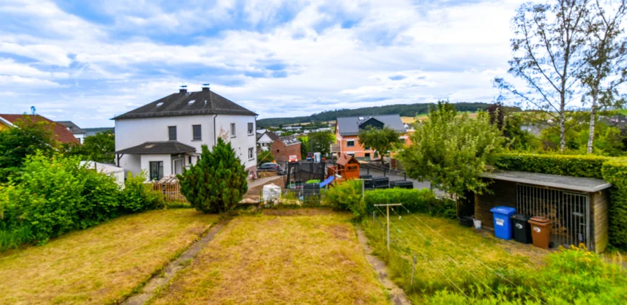 Blick vom Balkon