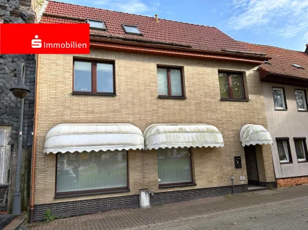 Straßenansicht - Haus kaufen in Ellrich - Zentrumnahes Reihenmittelhaus