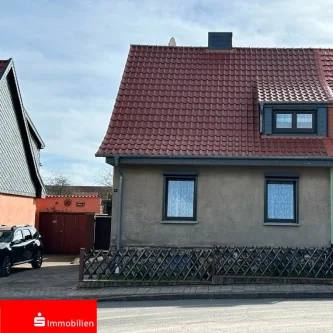 Straßenansicht - Haus kaufen in Bleicherode - Erfüllen Sie sich den Traum vom eigenen Zuhause!