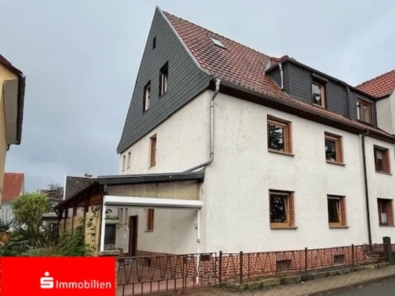 Ansicht - Haus kaufen in Nordhausen - Teilsaniertes Wohnhaus im Stadtteil Salza