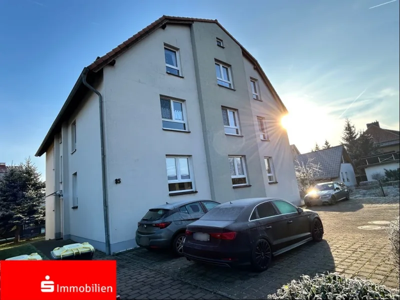 Straßenansicht - Wohnung kaufen in Nordhausen - Gemütliche 3-Raum-Wohnung