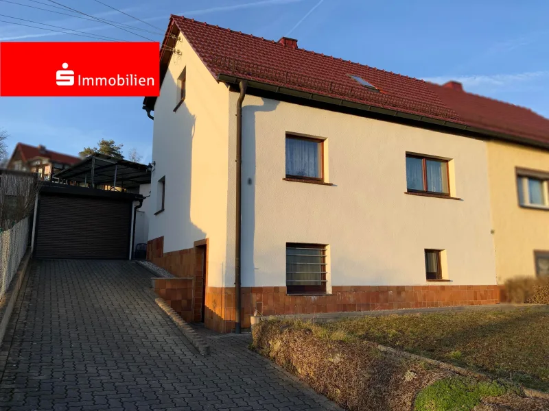Ansicht - Haus kaufen in Pößneck - Wohnen mit Aussicht