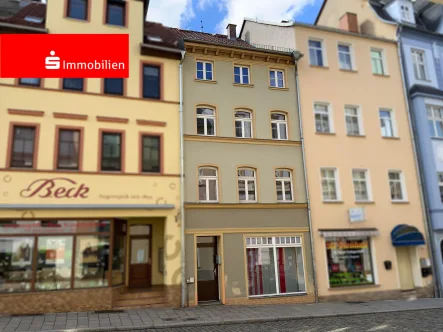 Ansicht - Haus kaufen in Pößneck - Wohn- und Geschäftshaus im Herzen der Stadt