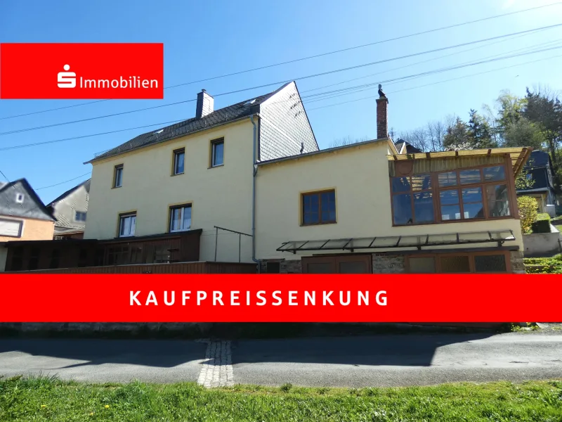 Ansicht - Haus kaufen in Saalburg-Ebersdorf - Einfamilienhaus nahe der Bleilochtalsperre - im OT von Saalburg-Ebersdorf